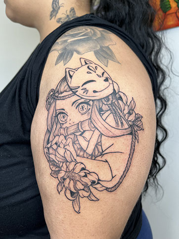 tattoo,aces,high,alex,rockoff,alexrockoff,west,palm,beach,traditional,neotraditional,beetle,beatle,flower,sunflower,floral,color