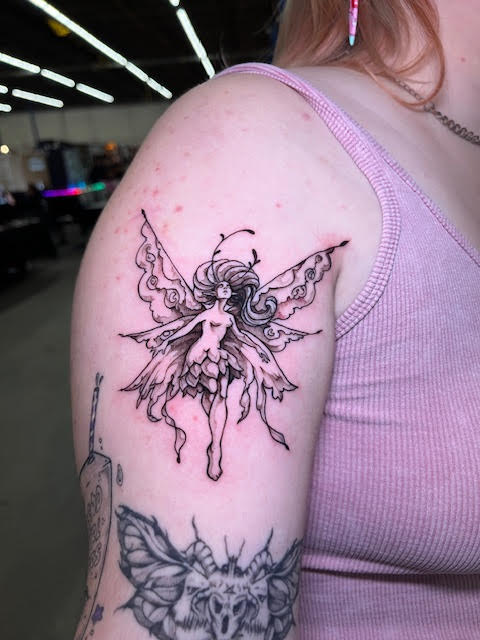 tattoo,aces,high,alex,rockoff,alexrockoff,west,palm,beach,traditional,neotraditional,beetle,beatle,flower,sunflower,floral,color